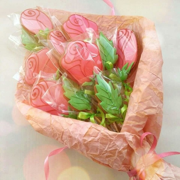 Пряничні троянди 1