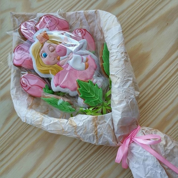 Пряничний букет, Принцесса з трояндами. 1